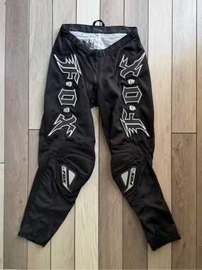 Fox Racing black & white motocross pants